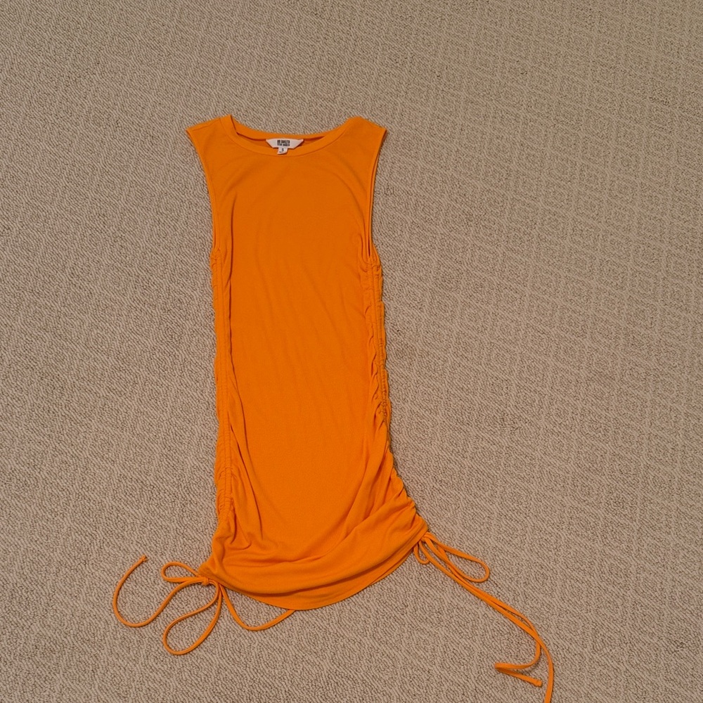 BB Dakota Bright Orange Ribbed Tank